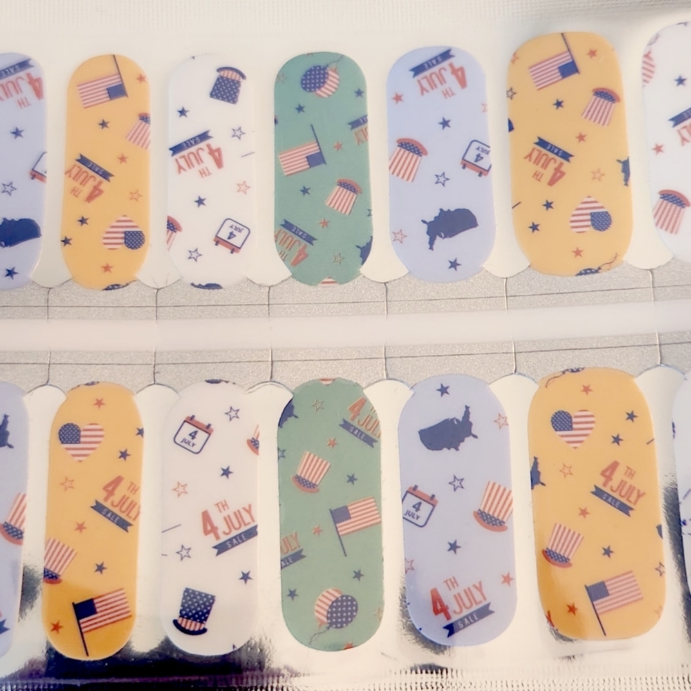 Patriotic USA Nail Wraps